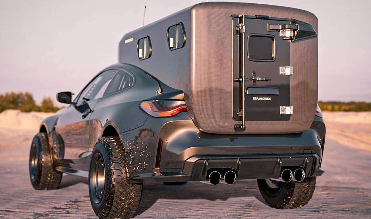 BMW M4 Competition camper