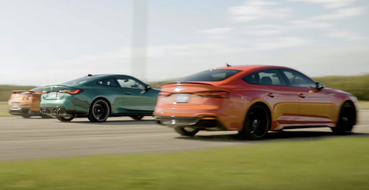 BMW M4 Competition xDrive Audi RS5 Nissan GT-R