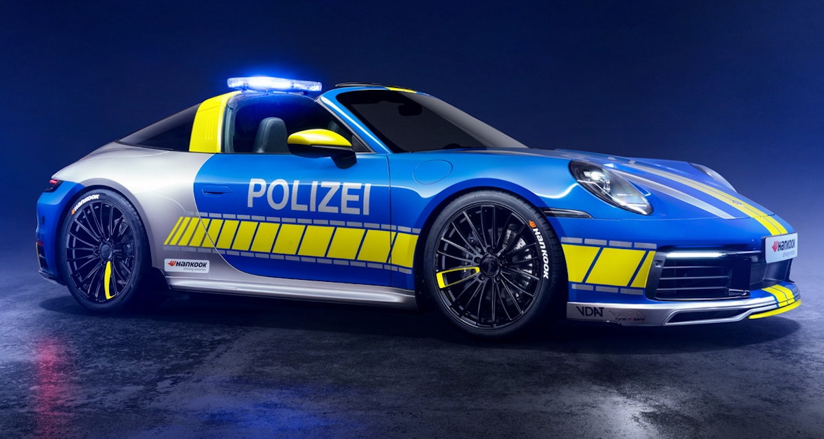 Porsche 911 Targa 4 TechArt Polizei