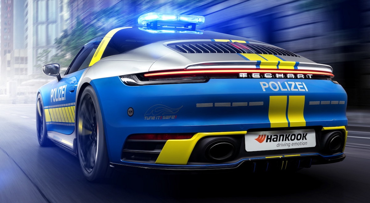 Porsche 911 Targa 4 TechArt Polizei