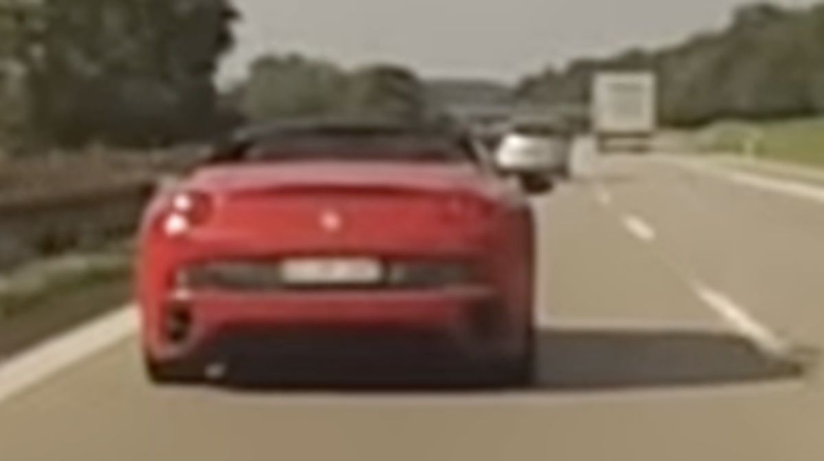 Ferrari California autobahn