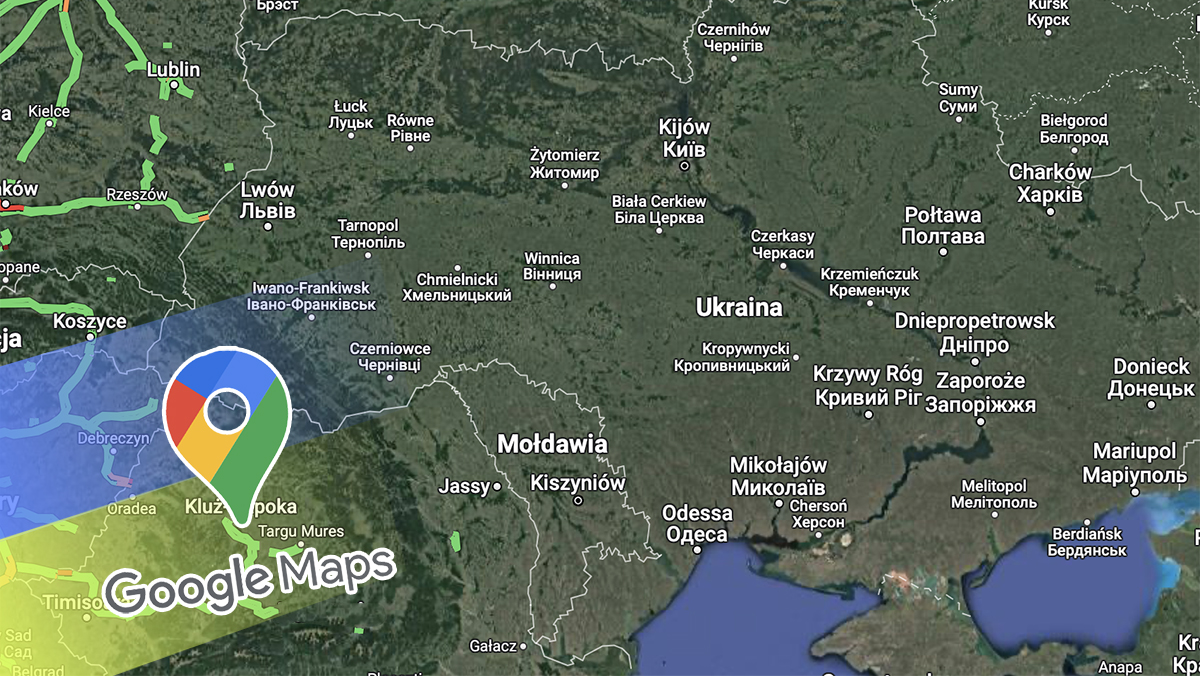 Ukraina Google Maps