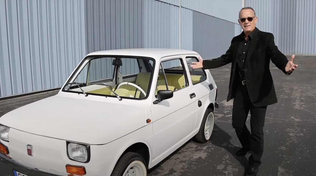 Fiat 126P Tom Hanks
