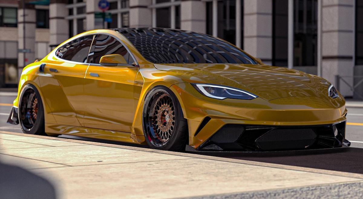 Tesla Model S Plaid Competition Carbon