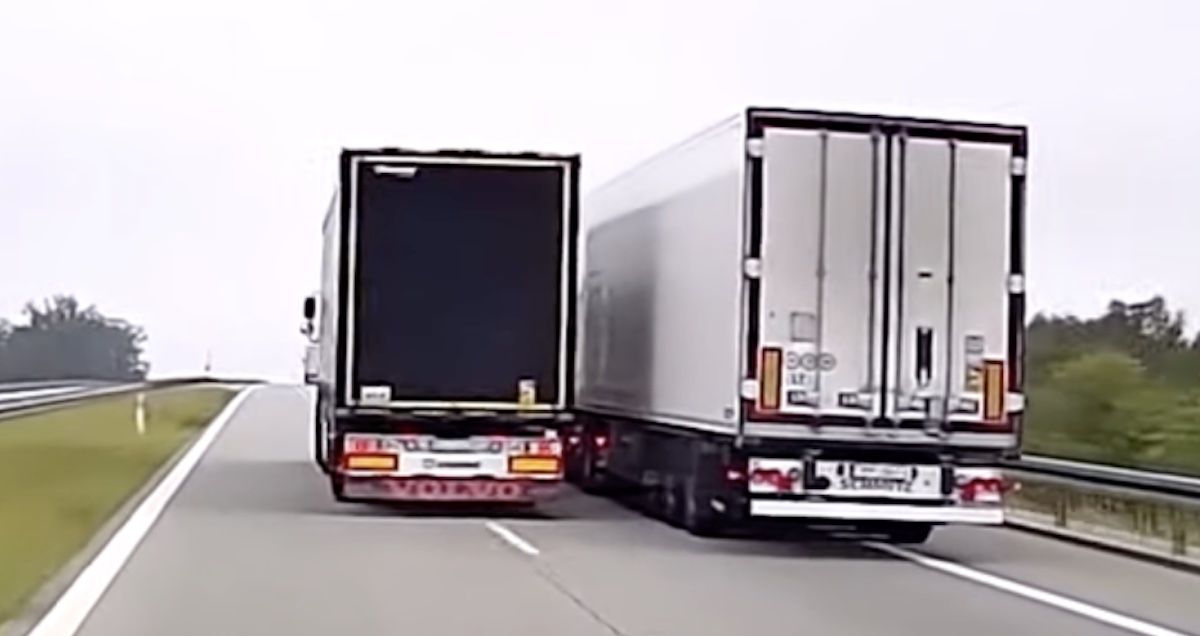 wyprzedzanie tir ciężarówka