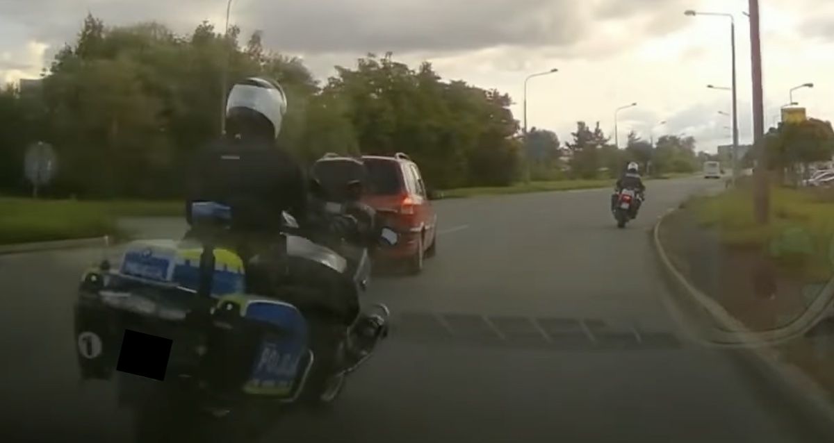 policja motocykl