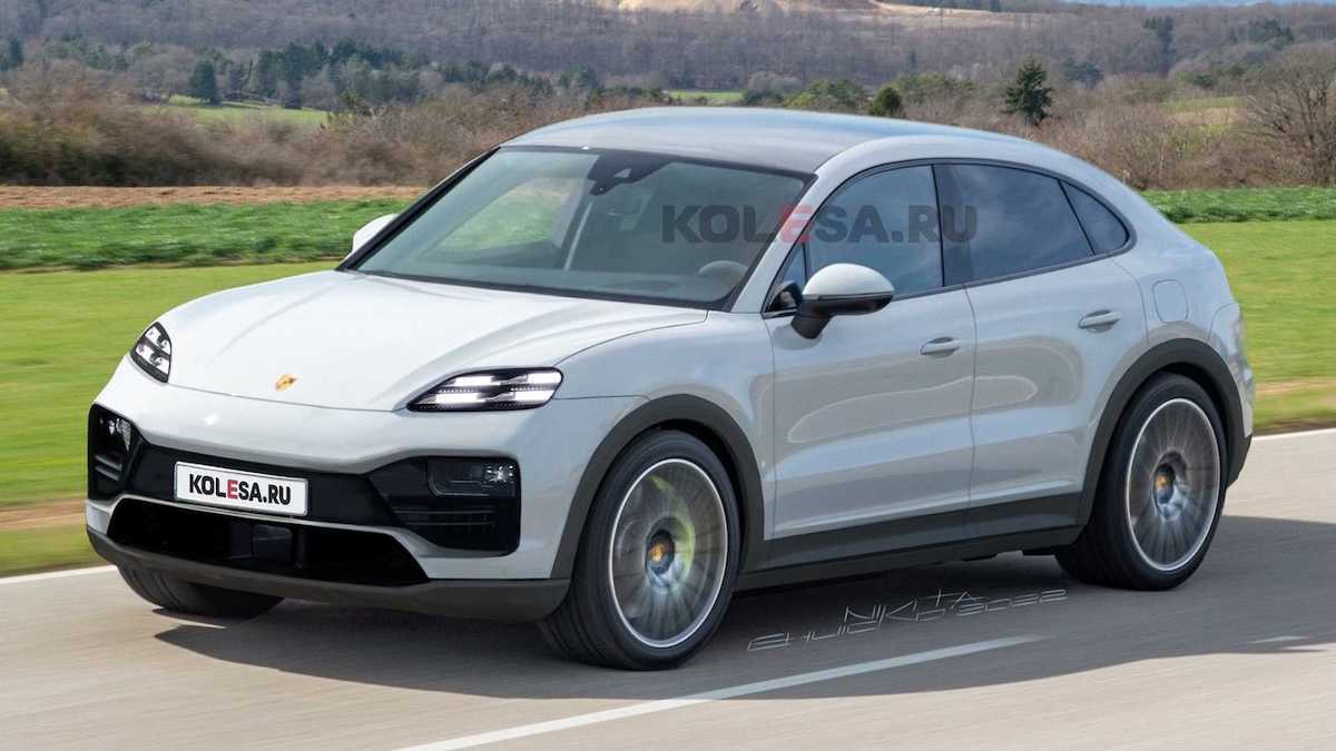 2024 Porsche Macan EV rendering