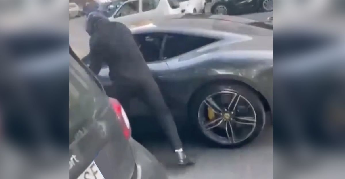 Ferrari Roma złodziej