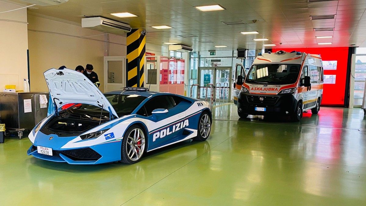 Lamborghini Huracan Polizei