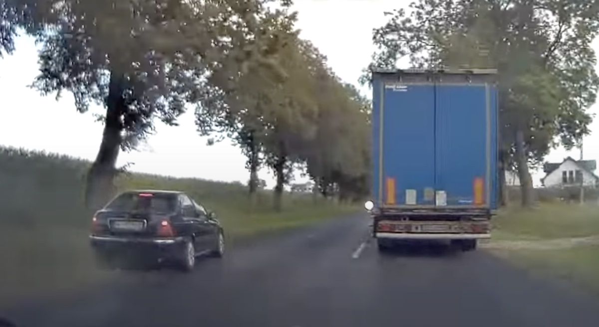 wyprzedzanie tir ciężarówka