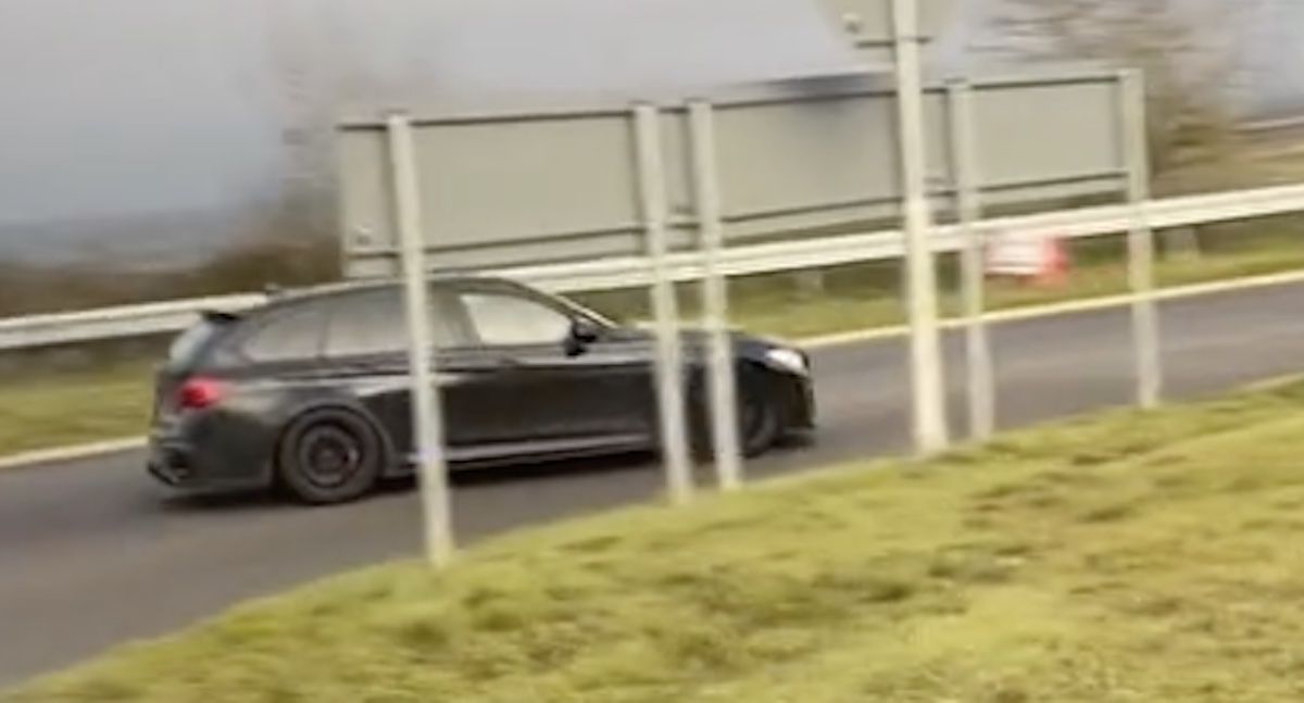 BMW M3 F81 Touring drift rondo