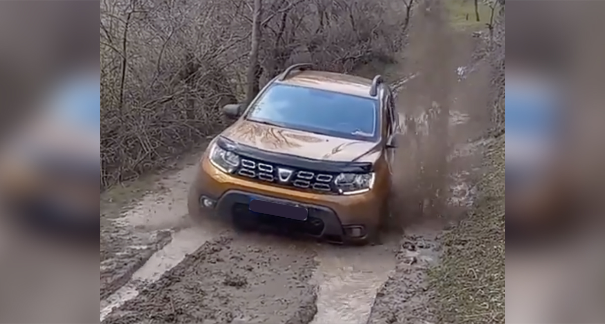 Dacia Duster merge „cu foc” de-a lungul canioanelor.  „SUV-urile din România vor surprinde pe mulți off-road” (video)