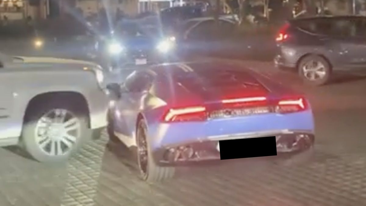 Lamborghini Huracan kolizja