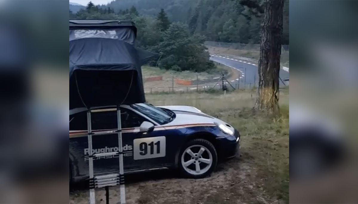 Porsche 911 Dakar namiot dachowy