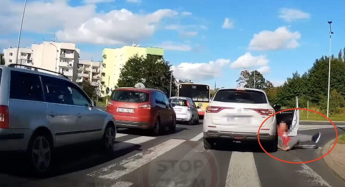 Renault Koleos agresja drogowa