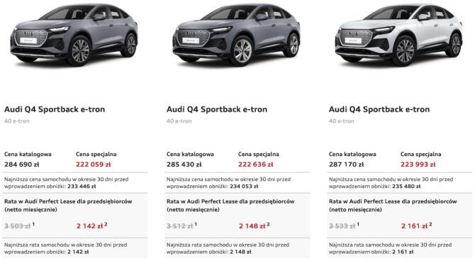 Audi Q4 promocja