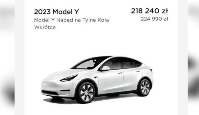 Tesla Model Y promocja