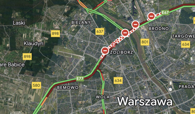 Warszawa S8 korek