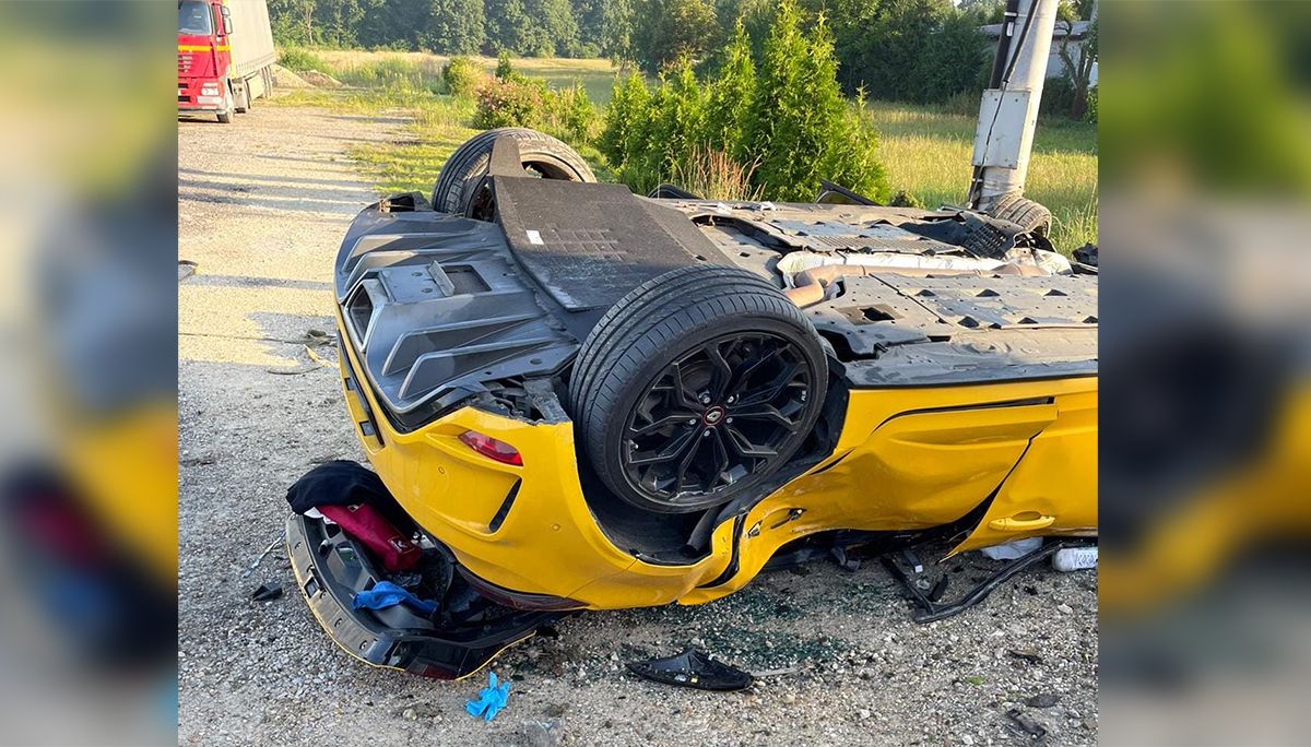 Renault Megane RS wypadek