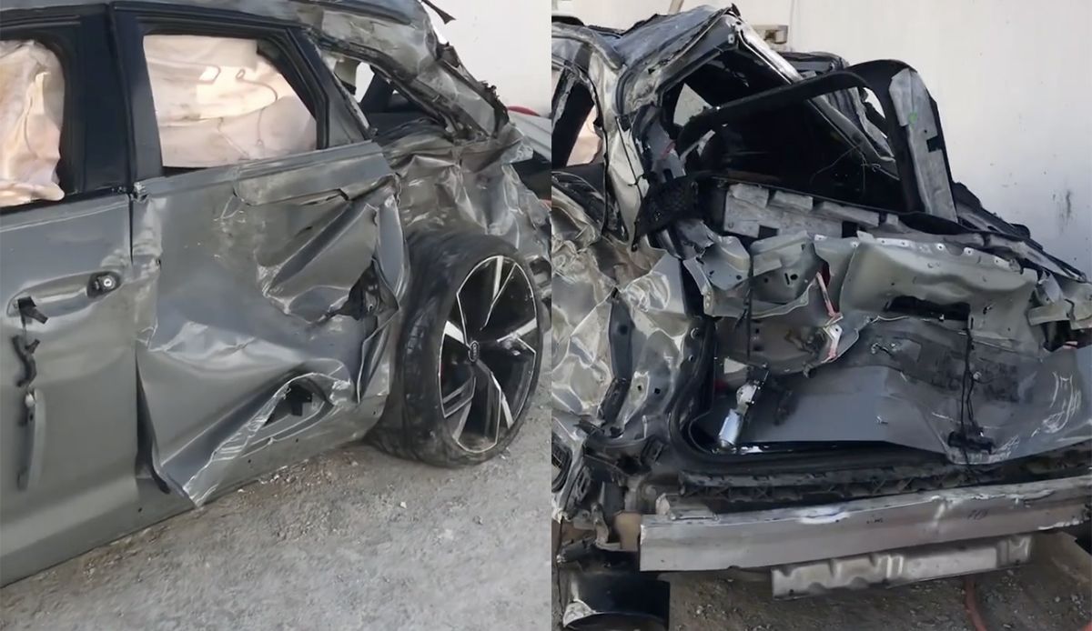 Audi RS6 Avant C8 wypadek