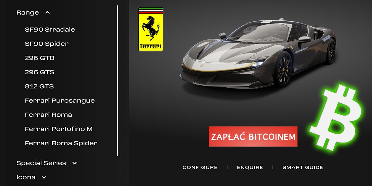 Ferrari bitcoin