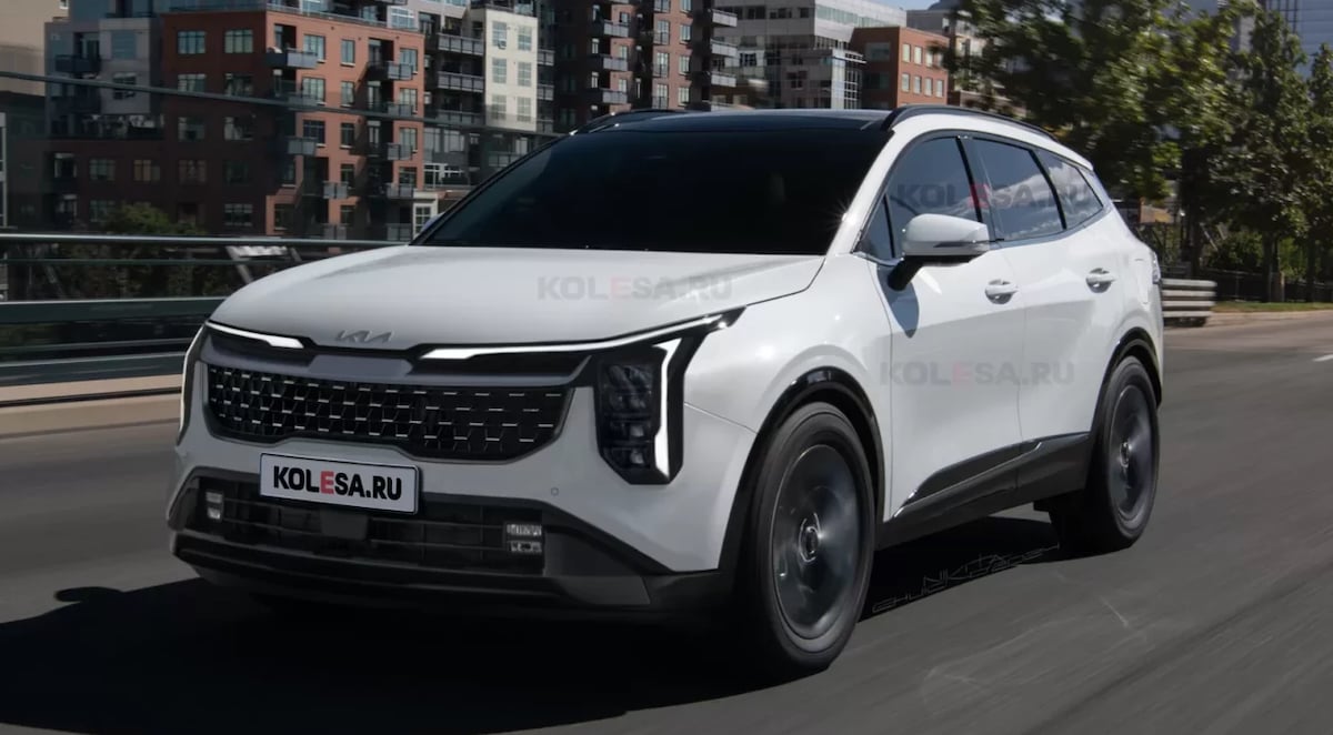 Kia Sportage (2025) - rendering, Kolesa