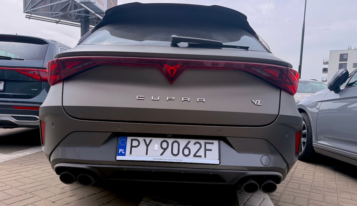 Cupra Leon ST VZ 333 KM - tył, fot. Sebastian Rydzewski, motofilm.pl / TVN Turbo
